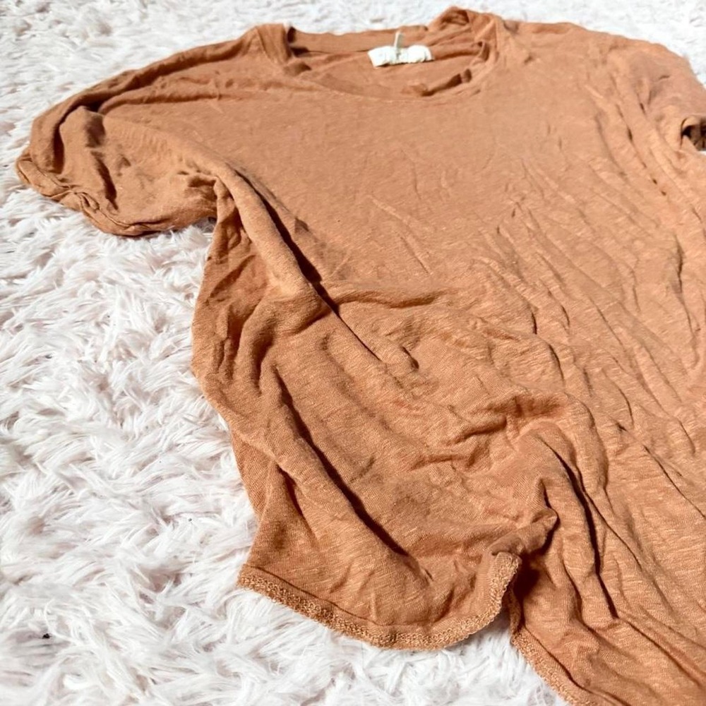 100% Linen Lightweight Flowy Earthy Natural Minimalist Top Womens S Patchouli - Picture 3 of 7
